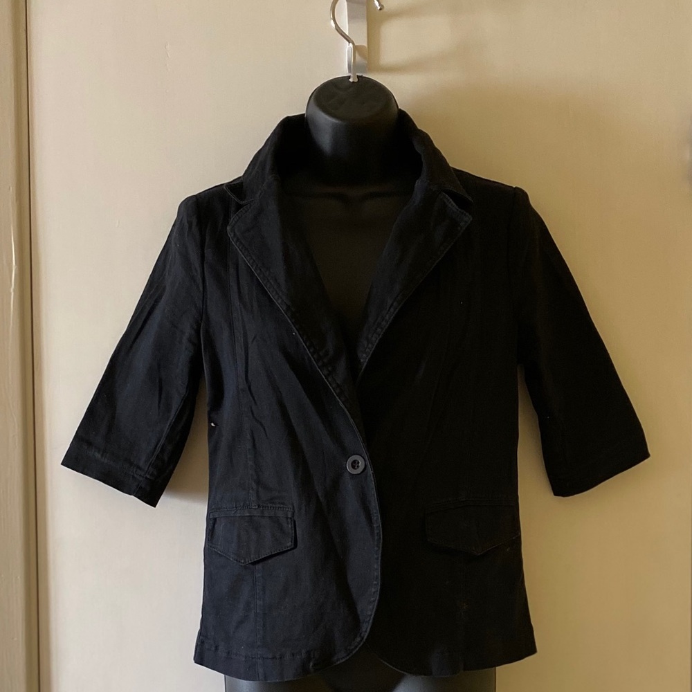 Preloved Black Blazer, 3